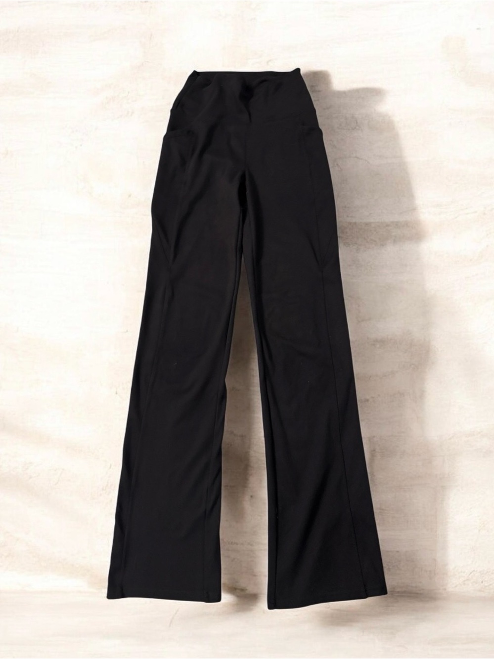 Women's High-Waist Black Active Pants